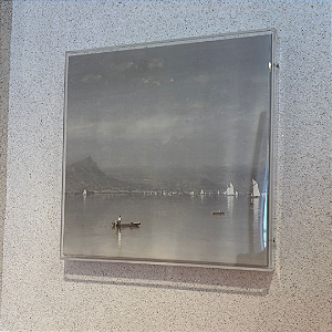Quadro Acrílico Decorativo Paisagem - Tamanho 0,30x0,30cm.