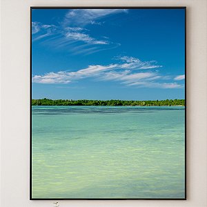 Quadro Decorativo Paisagem Mar. Coleção: Juliana Bambini