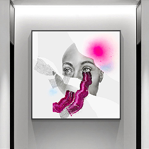 Quadro Decorativo Série Mulheres. Artista: Mariana San Martin