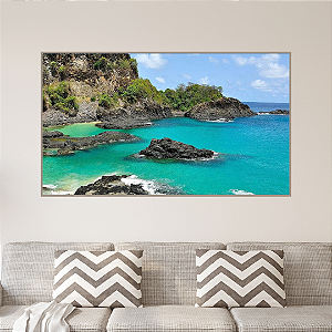 Fernando de Noronha - Quadro Decorativo Paisagem. Coleção Assinada: Giovanna Gogosz