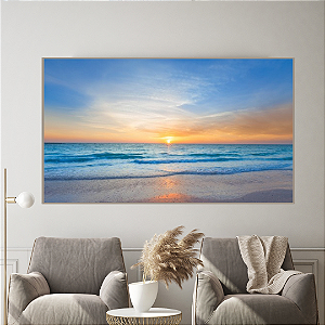 Nordeste - Quadro Decorativo Mar azul. Coleção Assinado: Giovanna Gogosz