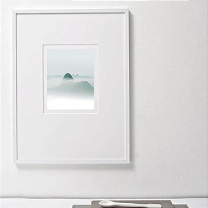 Rio de Janeiro - Quadro Decorativo Paisagem Morro Nublado. Coleção Assinada: Giovanna Gogosz