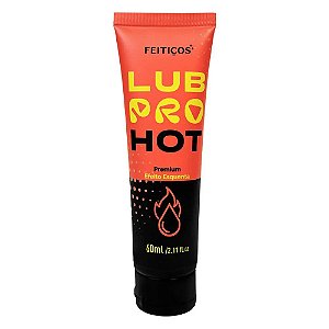 LUBRIFICANTE LUBPRO HOT PREMIUM EFEITO QUENTE 60ML FEITIÇOS AROMÁTICOS