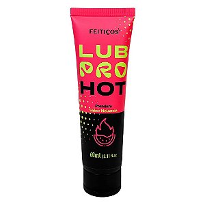 LUBRIFICANTE LUBPRO HOT PREMIUM EFEITO QUENTE 60ML  SABOR: MELANCIA
