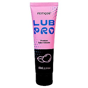 LUBRIFICANTE LUBPRO PREMIUM BEIJAVEL 60ML SABOR: CHICLETE