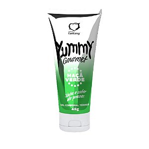 GEL BEIJAVEL YUMMY GOURMET  TÉRMICO HOT 45G SABOR: MAÇA VERDE