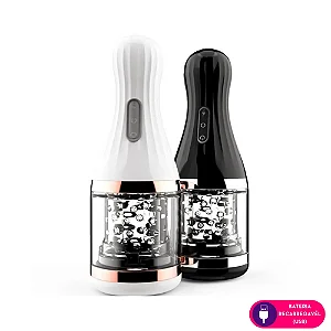 SUPER MASTURBADOR MASCULINO RECARREGAVEL 7 MODOS DE ROTAÇOES MLAN1065