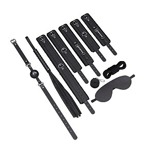 KIT BONDAGE 10 EM 1 MLSM1804 COR PRETO