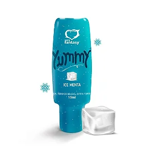 GEL BEIJAVEL PARA ORAL YUMMY TÉRMICO ESFRIA SABOR ICE MENTA 15ML
