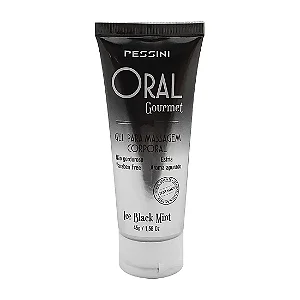 GEL BEIJÁVEL PARA ORAL ORAL GOURMET QUE ESFRIA ICE BLACK MINT 45G