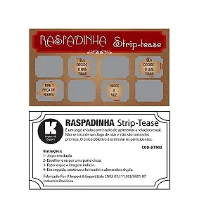 RASPADINHA STRIP-TEASE