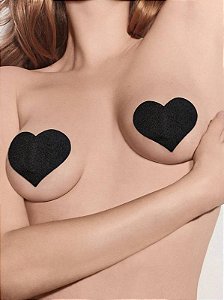 PROTETOR DE MAMILO COM ADESIVO EM FORMATO DE CORAÇÃO YSFG317