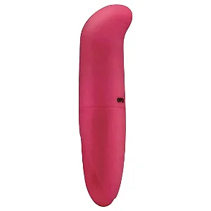 VIBRADOR PONTO G PARA ESTIMULAÇÃO PONTO E CLITSS 13cm ROSA