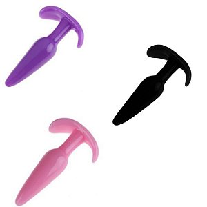 PLUG ANAL DE SILICONE REF: 1011 COR ROSA