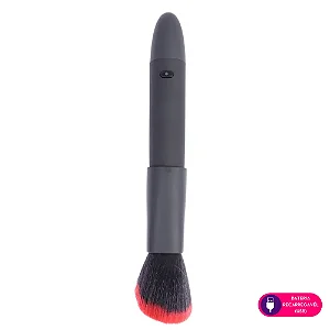VIBRADOR EM FORMATO PINCEL RECARREGAVEL 10 MODOS DE VIBRAÇOES MLBA3407