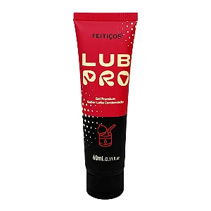 LUBRIFICANTE LUBPRO PREMIUM BEIJAVEL 60ML SABOR: LEITE CONDENSADO