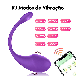 VIBRADOR CASAL POR APLICATIVO RECARREGAVEL EM FORMATO DE GLANDE MLPP1189