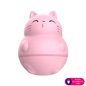 VIBRADOR GATINHO ESTIMULADOR LINGUA MAGICA RECARREGÁVEL  MLBA2314