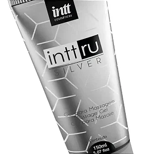 GEL DESLIZANTE PARA MASSAGEM NURU CORPO A CORPO INTT RU SILVER 150ML INTT