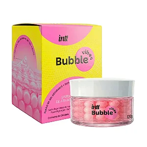 BUBBLE VIBES 3 EM 1 LUBRIFICANTE E EXCITANTECOM ESFERAS E JAMBU 120g Intt