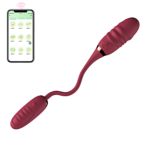 DUO SECRET VIBRADOR CAPSULA DUPLA POR APLICATIVO RECARREGAVEL MLPP2278
