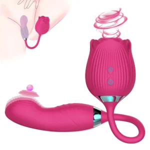 VELLORA VIBRADOR ESTIMULADOR CLITORIANO EM FORMATO FLOR E CAPSULA VIBRATORIA  MLVO8439 RECARREGAVEL