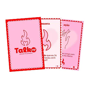 TALKMY BARALHO INTERATIVO PERGUNTAS E AÇÕES 54 CARTAS