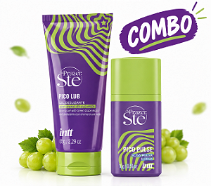 COMBO MAMADA PERFEITA PICO PULSE + PICO LUB PICOLÉ DE UVA VERDE