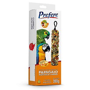 Bastão Papagaio E Araras Com Frutas Prefere - 200g