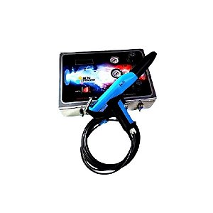 Equipamentos para pintura eletrostática a pó - Equipamento Prisma Plus Completo (Fonte chaveada, Pistola cascata integrada)
