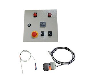 Painel de controle de temperatura para queimadores industriais proporcional