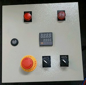 Painel de controle de temperatura  para queimador industrial proporcional