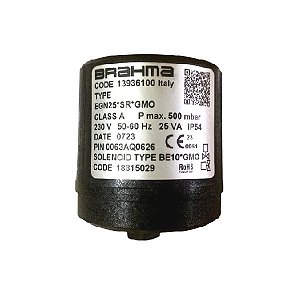 Queimadores industriais - Bobina BRAHMA Código BE10*GMO - 220V-50/60HZ