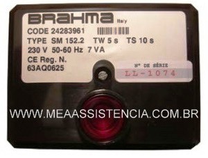 Queimadores industriais - Programador de chamas Brahma SM 152N.2