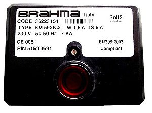 Queimadores industriais - Programador de chamas Brahma SM 592N.2