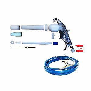 Equipamentos para pintura eletrostática a pó - Prensa Cabo de Alta Tensão (Completo Niple+Porca)