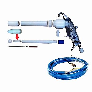 Equipamentos para pintura eletrostática a pó - Prolongador do dispersor PTM1, PTM2