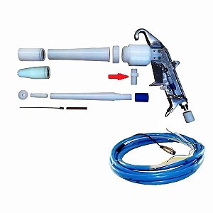 Equipamentos para pintura eletrostática a pó - Niple da Mangueira ( Niple de entrada do pó PTM1, PTM2, PTA1 )