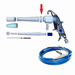 Equipamentos para pintura eletrostática a pó - Porca da Pistola - PTM1 e PTM2