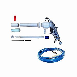 Equipamentos para pintura eletrostática a pó - Sobre capa do jato circular PTM1