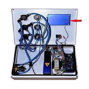 Equipamentos para pintura eletrostática a pó - Blindagem do Display