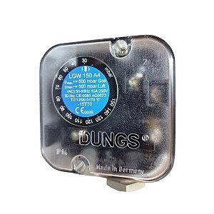 Queimadores industriais - Pressostato Dungs LGW 150A4