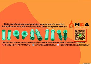 Blog - Reposição de Ejetores de Sucção em equipamentos para pintura eletrostática