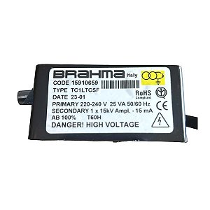 Queimadores industriais - Transformador de ignição Brahma TC1LTCSF