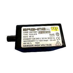 Queimadores industriais - Transformador de ignição Brahma TC2LVCS