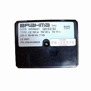 Queimadores industriais - Programador de chamas Brahma CE 191.4 tw30 ts10