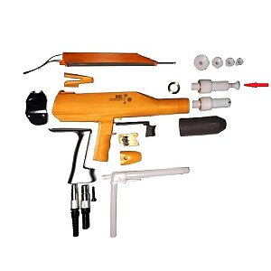 Equipamentos para pintura eletrostática a pó - Bico jato circular completo PTM4 (injetada amarela) 500107R