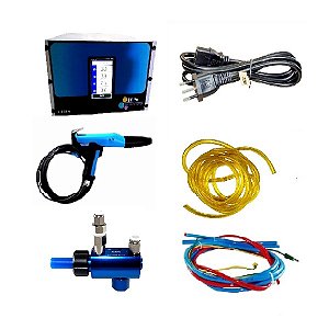 Equipamentos para pintura eletrostática a pó - Equipamento Órion (Fonte + Pistola + Câmara + Chicote pneumático + Suporte)