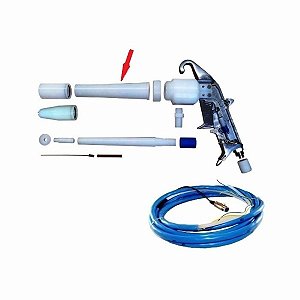 Equipamentos para pintura eletrostática a pó - Tubo externo longo 280mm - PTM1