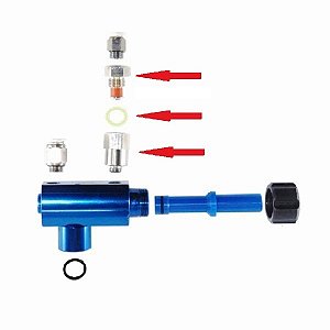 Equipamentos para pintura eletrostática a pó - Válvula de retenção completa